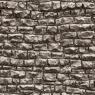 Dalle de décoration miniature : Mur en pierres sèches - 1:87 H0 - Faller 170864