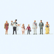 Personnages miniatures : Au mariage - 1:87 HO - Preiser 10790