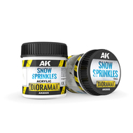Ak Interactive 8009 - Neige à saupoudrer 100 ml pour vos décors miniatures d'hiver