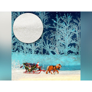 Décor pour paysages miniatures : Poudre de neige scintillante 200 g - Busch 07170