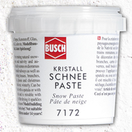 Décor pour paysages miniatures : Pâte de neige 150 g - Busch 07172