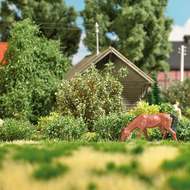 Végétation miniature : 8 micro arbustes printemps au 1/87 - Busch 3601 03601