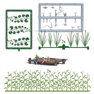 Figurines et accessoires miniature : Action set nourrir les poissons au 1/87 - Busch 79818