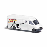 Voiture miniature : MERCEDES Sprinter supporteur au 1/160 - Busch 08403