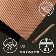 Tôle ondulée 2,0 mm