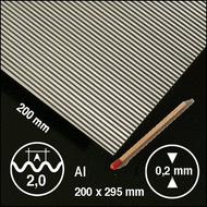 Tôle ondulée 2,0 mm