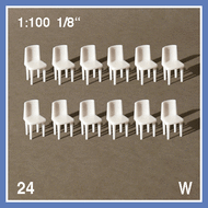 Chaises 1:100 miniatures