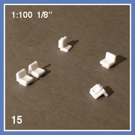 Fauteuil miniature avec socle 1:100