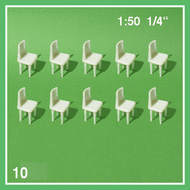 Chaises 1:50- miniature pour décors d'architecture
