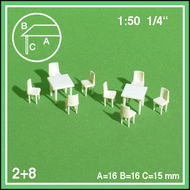 Tables et chaises 1:50