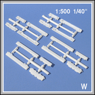 Train Intercity 1:500- miniature pour décors d'architecture