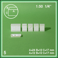 Armoires de cuisine diverses 1:50