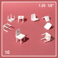 Chaises miniatures 1:25