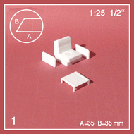 Fauteuil avec repose-bras 1:25