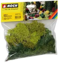Végétation miniature : Lichen vert clair et foncé 75 g - Noch 8621 08621