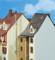 Panneaux solaires et aménagement toits 1:87 - Faller 180544