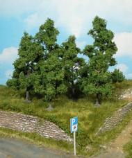 Végétation miniature : Heki 1933 - 5 arbres fruitiers 6 cm