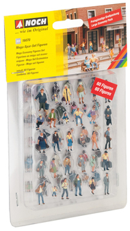 Mega set 60 figurines miniatures - Noch 16070