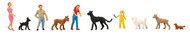 Personnages miniatures : Association de sport canin 1:87, HO - Faller 150955