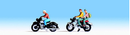 Figurines miniatures : Motocyclistes - Noch 15904