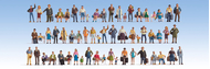 Mega set 60 figurines miniatures 1:160 - Noch 37070