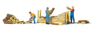 Preiser 10707 - Personnages miniatures : Rangement du bois 1:87