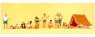 Figurines miniatures : Au caming au 1/87 - Preiser 10538