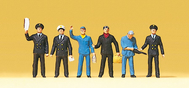 Personnages miniatures : Cheminots français - 1:87 H0 - Preiser 10086