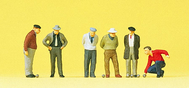 Figurines miniatures : Joueurs de pétanque - 1:87 H0 - Preiser 10508