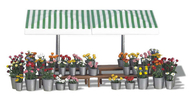 Busch 1072 - Etal de fleurs 1:87 - HO