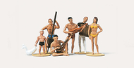 Personnages miniatures : Musiciens sur la plage - HO 1:87 - Merten 0212174 - diorama.fr
