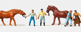 Figurine minature : Maréchaux-ferrants au 1/87 - Merten 210889