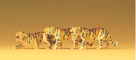 Preiser 20380 - 3 Tigres miniatures 1:87