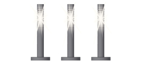 Décor diorama : Éclairage extérieur moderne, led – 1:87 H0 – Viessmann 6162 06162