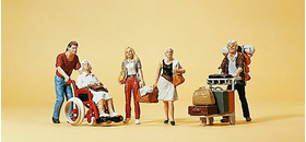 Figurines en plastique - Voyageurs 1:87 H0 - Preiser 10470