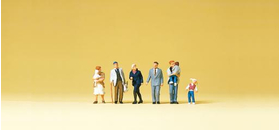 Figurines miniatures : Passants et enfants  1/160 N - Preiser 79146