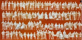 Preiser 16352 - 120 Personnages à la gare 1:87