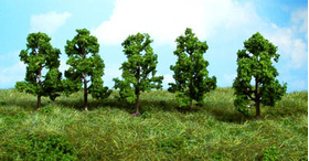 Végétation miniature : Heki 1933 - 5 arbres fruitiers 6 cm