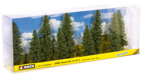 Végétation miniature : 9 Sapins 8 - 12 cm - Noch 25086