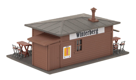 Coffret Télésiège, téléphérique miniature avec kiosque 1/87 HO - Époque IV -Faller 134004