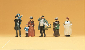Figurines miniatures : Personnages époque 1900 - 1:87 - Preiser 12176