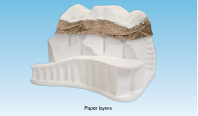 Outils modélisme - Papier pour construction de volume - Woodland C1188