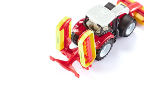 Jouets miniatures : Tracteur avec faucheuses 1/87 - Siku 1672