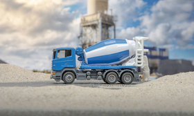 Camion miniature : Camion toupie Scania 1/87 - Siku 101896