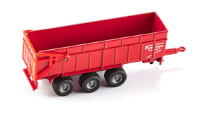 Véhicule miniature : Tracteur Massey Ferguson avec remorque 1/87 - Siku 10184400001