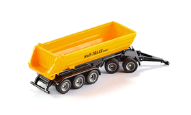 Véhicule miniature : Tracteur JCB avec dolly et benne basculante 1/87 - Siku 10185800002
