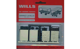 Wills 0SS37 - 2 étals de marché miniatures en kit