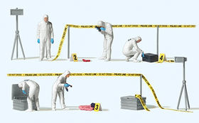 Personnages miniatures : Scène de crime - 1:87 HO - Preiser 10800