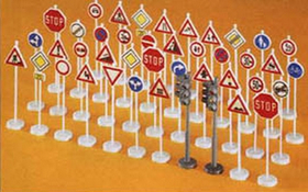 Preiser 18203 - Signalisation routière miniature 1:87