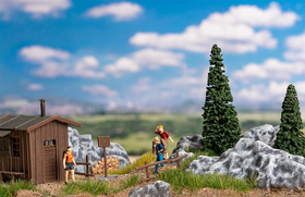 Figurine et décor miniature : Minidiorama Montagnes - 1:87 H0 - Faller 180051
